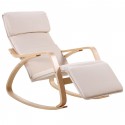 Rocking-chair fauteuil Blanc