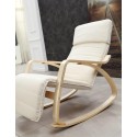 Rocking-chair fauteuil Blanc