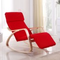 Rocking-chair fauteuil Rouge