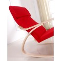 Rocking-chair fauteuil Rouge