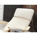 Rocking-chair avec organisateur Blanc