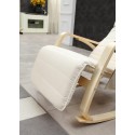 Rocking-chair avec organisateur Blanc