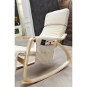 Rocking-chair avec organisateur Blanc
