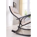 Fauteuil Rocking-chair beige