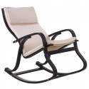 Fauteuil à bascule, Rocking-chair Beige