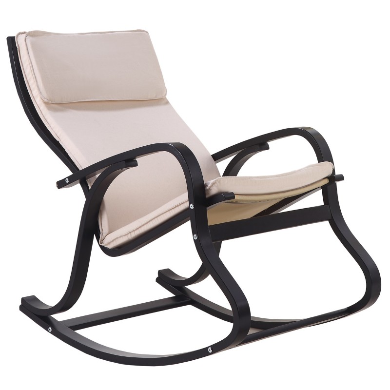 Fauteuil Rocking-chair beige