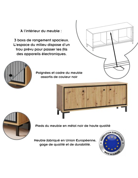 PARII Ensemble de meubles de salon Vaisselier Armoire Meuble TV Étagère design contemporain PARII Ensemble de meubles de salon Vaisselier Armoire Meuble TV Étagère design contemporain