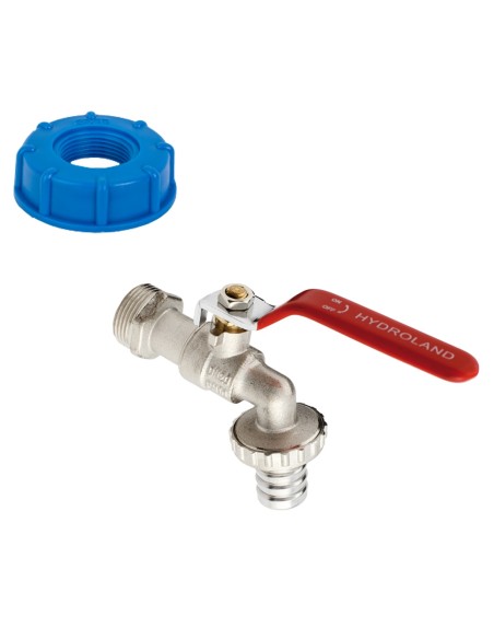 Robinet en laiton pour cuve 1000 L et adaptateur de réservoir IBC