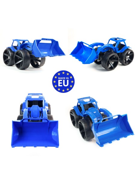 MAXIMUS Bulldozer tractopelle grand jouet maison jardin plage MAXIMUS Bulldozer tractopelle grand jouet maison jardin plage