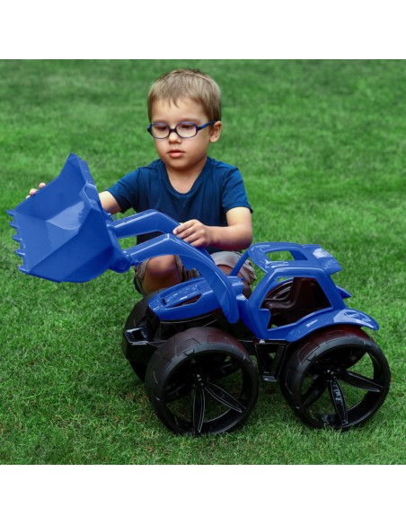 MAXIMUS Bulldozer tractopelle grand jouet maison jardin plage MAXIMUS Bulldozer tractopelle grand jouet maison jardin plage