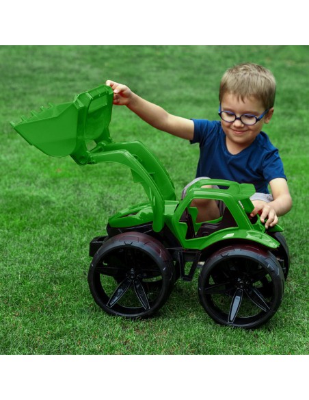 MAXIMUS Bulldozer tractopelle grand jouet maison jardin plage MAXIMUS Bulldozer tractopelle grand jouet maison jardin plage