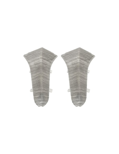 Plinthes goulotte passe-câble PVC 59 mm - 1,10 m avec raccords inclus