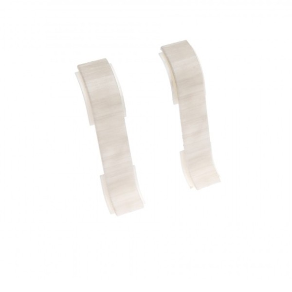 Plinthes goulotte passe-câble PVC 59 mm - 1,10 m avec raccords inclus