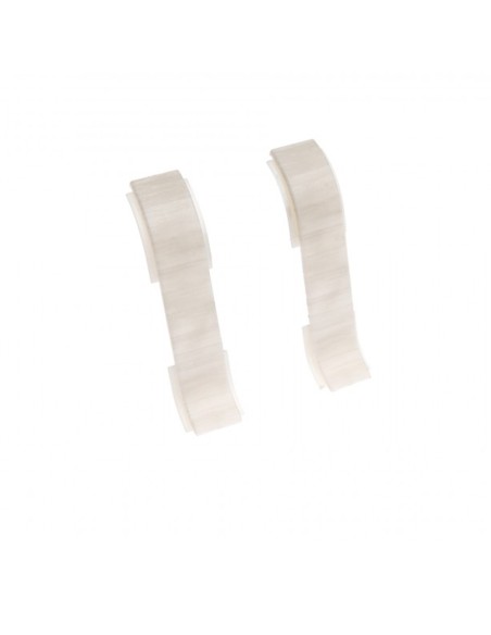Plinthes goulotte passe-câble PVC 59 mm - 1,10 m avec raccords inclus