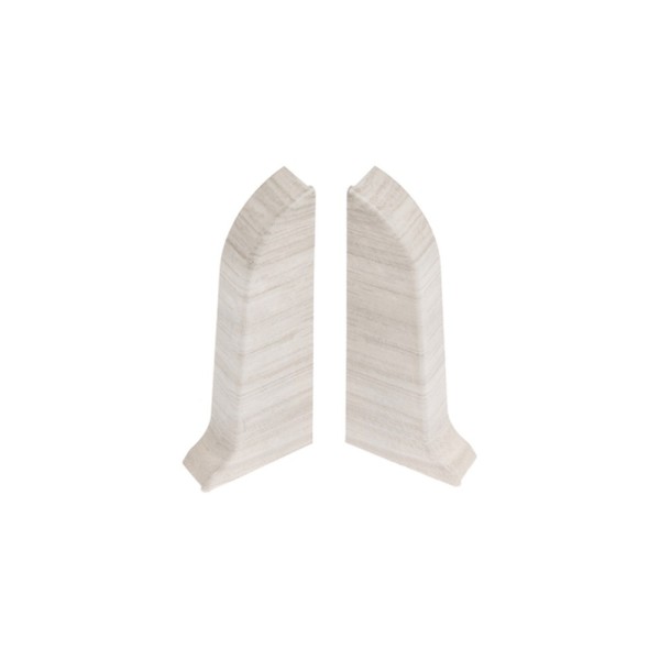Plinthes goulotte passe-câble PVC 59 mm - 1,10 m avec raccords inclus