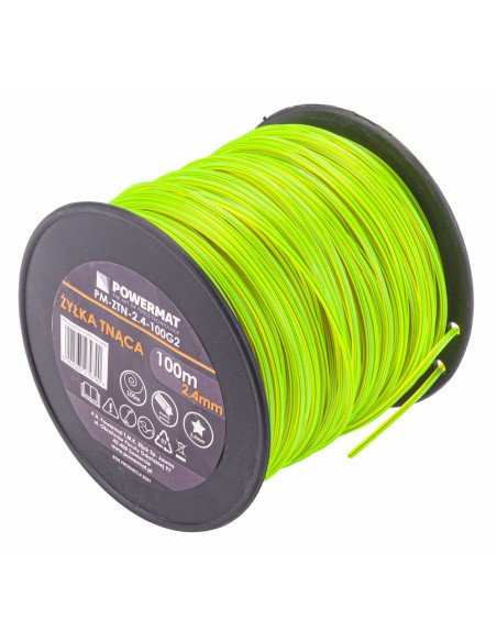 Bobine de fil 100 m pour débroussailleuse coupe-bordure - Fil en étoile Bobine de fil 100 m pour débroussailleuse coupe-bordure - Fil en étoile