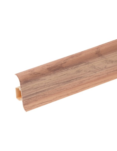 Plinthes goulotte passe-câble PVC 59 mm - 1,10 m avec raccords inclus