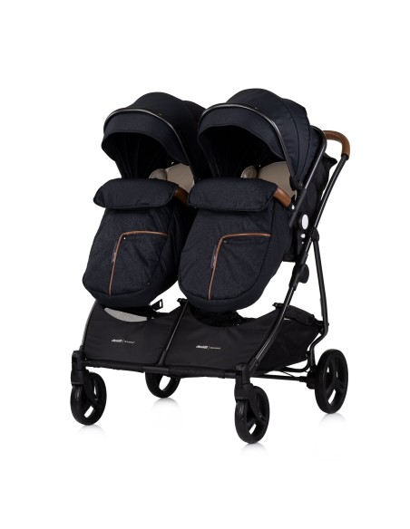 Poussette jumeaux ou enfants rapprochés avec ou sans siège auto