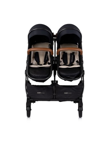 Poussette jumeaux ou enfants rapprochés avec ou sans siège auto