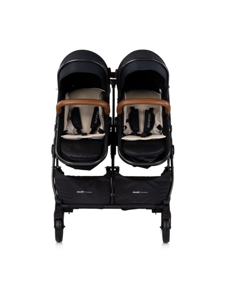 Poussette jumeaux ou enfants rapprochés avec ou sans siège auto