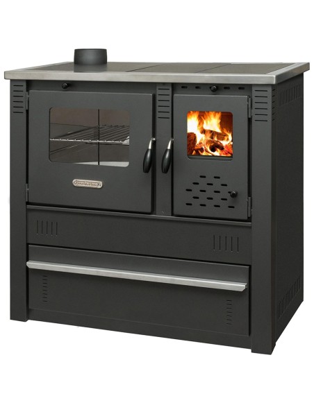 CELIMIKA ECO Cuisinière à bois A+ 10 kW poêle à bois avec four
