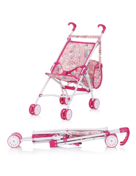 TRIXY Poussette de Poupée Pliable Chaise Haute Sac à Langer et Lit parapluie Enfant TRIXY Poussette de Poupée Pliable Chaise Haute Sac à Langer et Lit parapluie Enfant