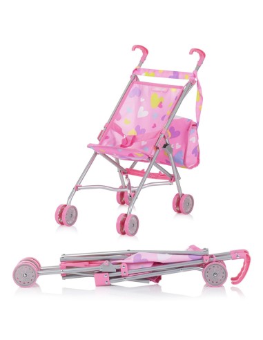 TRIXY Poussette de Poupée Pliable Chaise Haute Sac à Langer et Lit parapluie Enfant