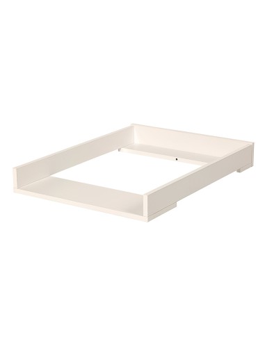 LAURA Chambre bébé armoire commode et lit évolutif 120x60 Champagne