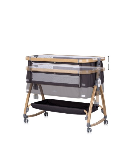 CHARISMA Lit bébé cododo ouverture latérale Inclinaison anti-reflux hauteur réglable 6 positions