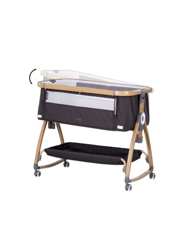 CHARISMA Lit bébé cododo ouverture latérale Inclinaison anti-reflux hauteur réglable 6 positions