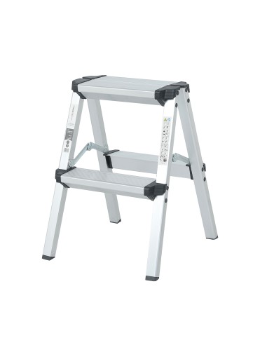 STEP Marchepied double pliable en aluminium