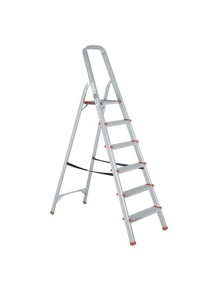 RISE Escabeau pliable en aluminium avec pieds antidérapants