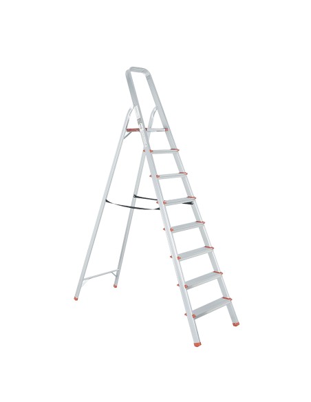 RISE Escabeau pliable en aluminium avec pieds antidérapants