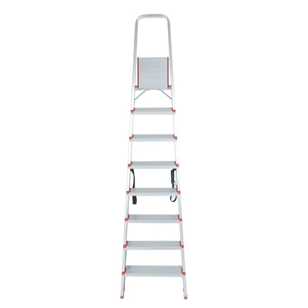 RISE Escabeau pliable en aluminium avec pieds antidérapants