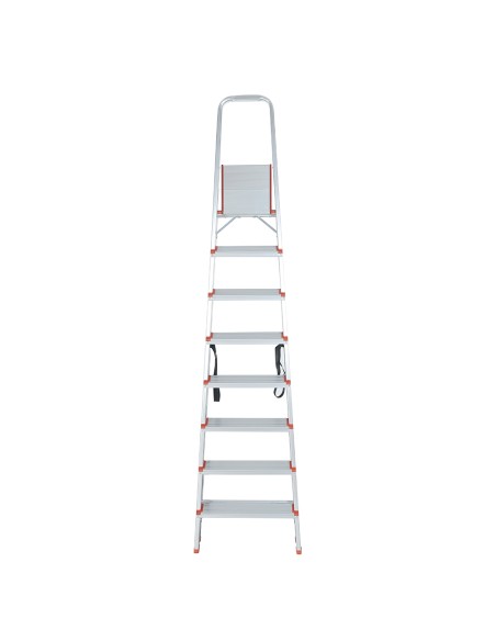 RISE Escabeau pliable en aluminium avec pieds antidérapants