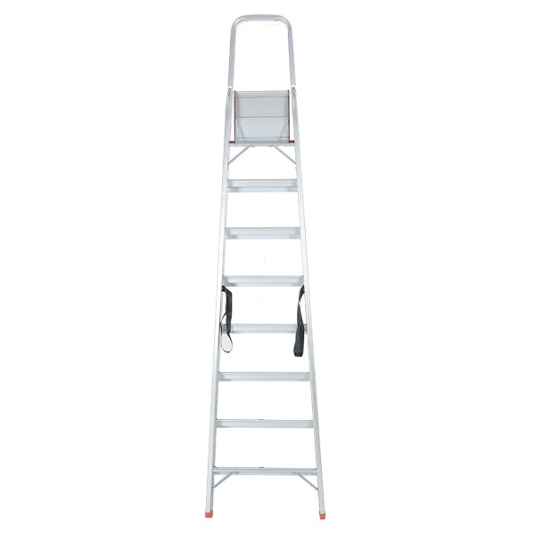 RISE Escabeau pliable en aluminium avec pieds antidérapants