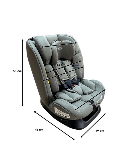 POLLO Siège auto enfant évolutif 40-150 cm i-Size naissance jusqu'à 12 ans