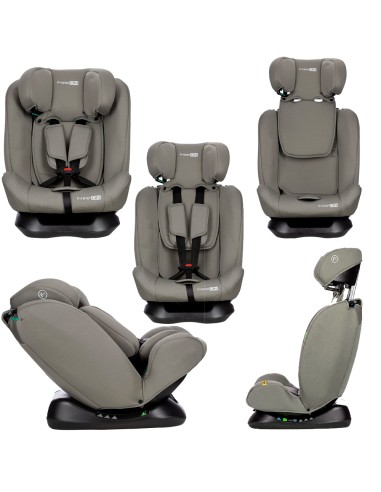 POLLO Siège auto enfant évolutif 40-150 cm i-Size naissance jusqu'à 12 ans