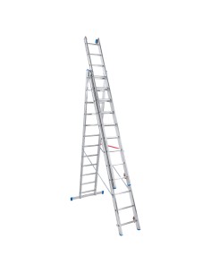 PETRA Echelle professionnelle transformable en aluminium 3 plans