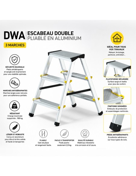 DWA Escabeau 3 marches
