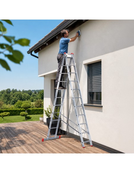 XTRA Echelle en aluminium 2 plans