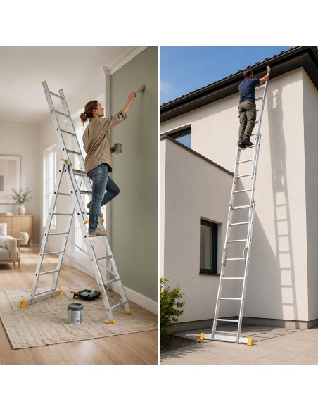 ATRA Echelle en aluminium 3x7