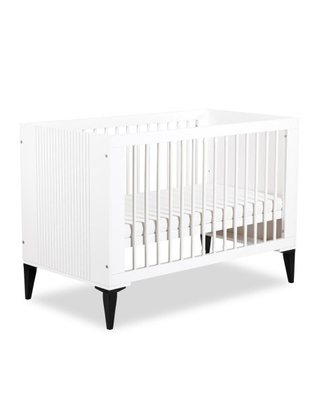 MIA Lit bébé évolutif à barreaux avec sommier réglable