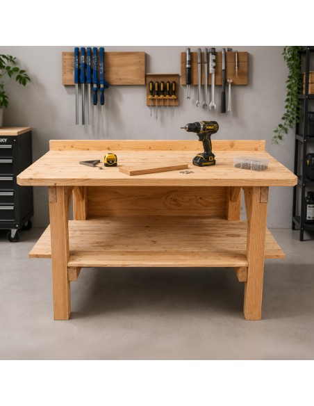 Etabli en bois douglas