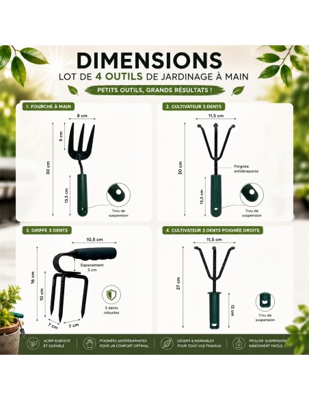 LITTLE Outils de jardinage à main