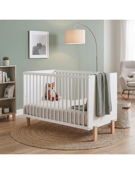 MATTI Lit bébé évolutif à barreaux