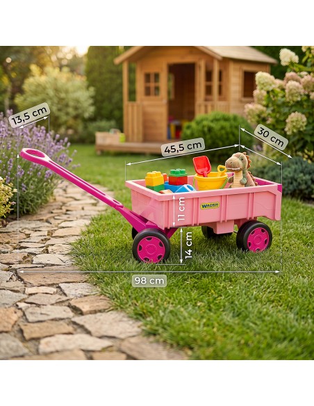 GIGANT chariot remorque enfant jardin plage à tirer