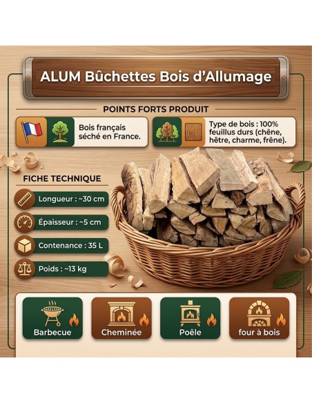 Bois d'allumage