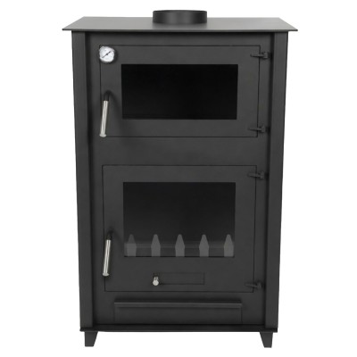 Poêle à Bois avec Four AURALIS 13 kW - Acier