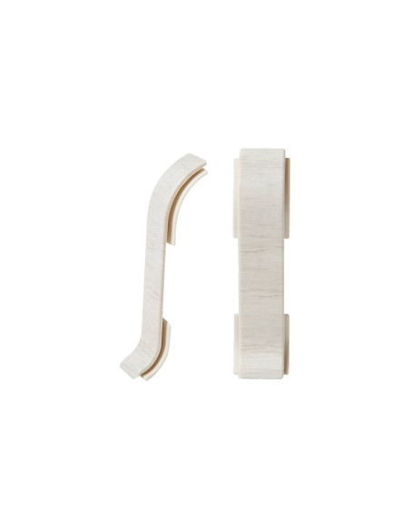 Plinthes goulotte passe-câble PVC 59 mm - 1,10 m avec raccords inclus